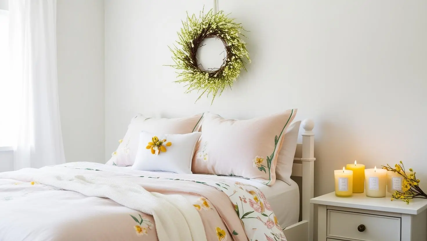 Bedroom Refresh with Spring Accents